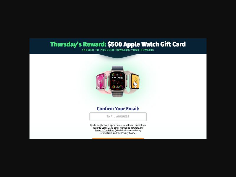 SuperSweep - $500 Apple Watch Gift Card - SOI (US)
