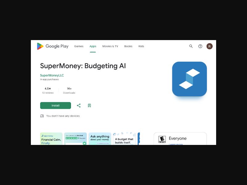 SuperMoney - Finance Manager App - (US) {Android Only}