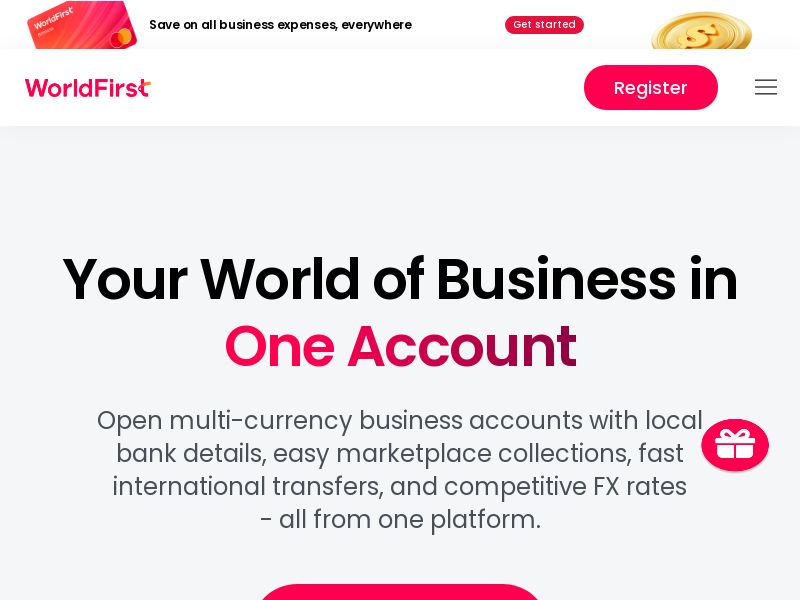 Worldfirst.com LeadGen CPA - Multiple Geos