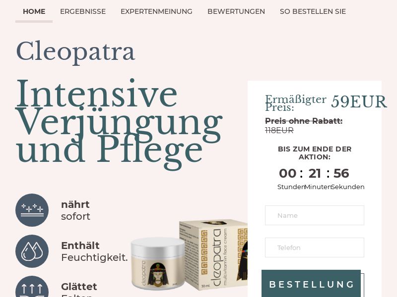 Cleopatra 59 EUR DE - REJUVENATING CREAM