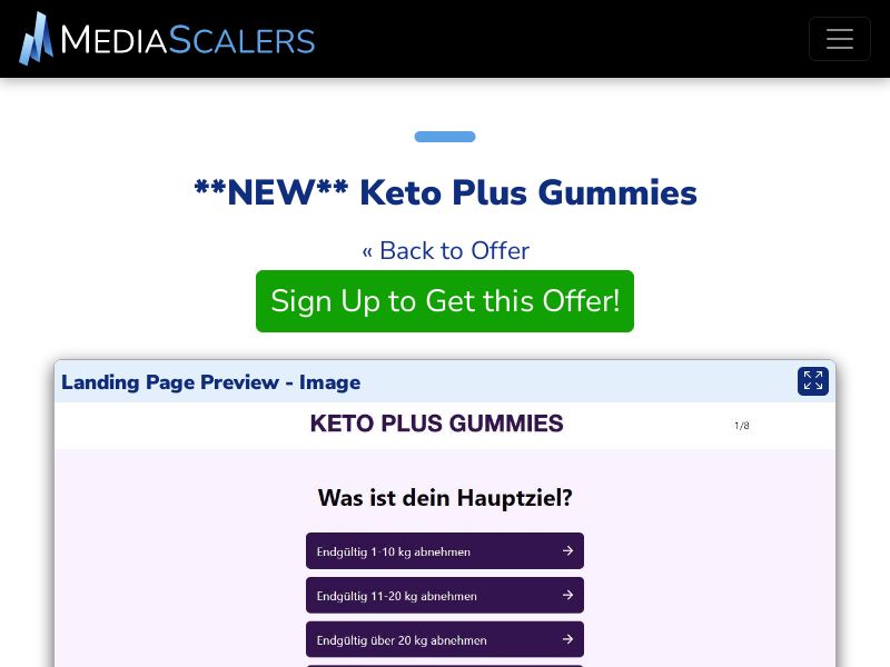 Keto Plus Gummies {+Quiz} (Event Tracking) [CH]