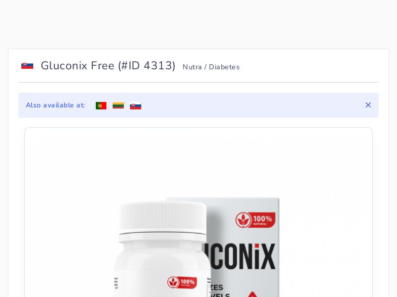 Gluconix Free