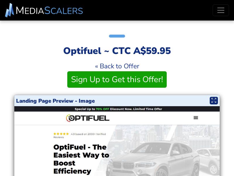 Optifuel ~ CTC A$59.95 {+DTC, Alt-Landers} (Event Tracking) [AU]