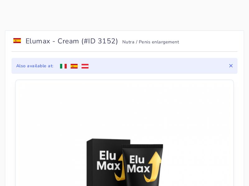 Elumax - Cream
