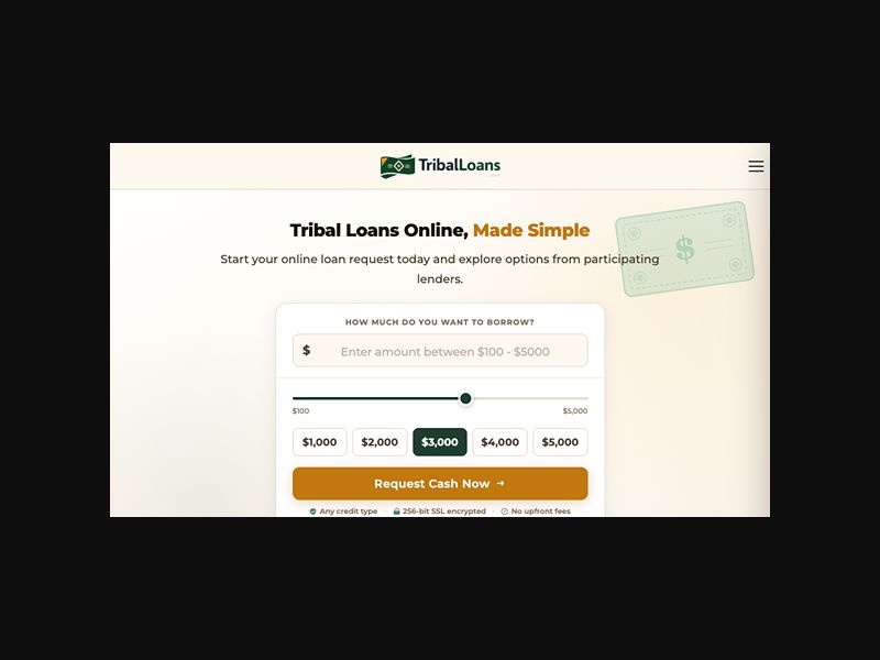 Triabl Loans - Loans up to $5k - RevShare (US)