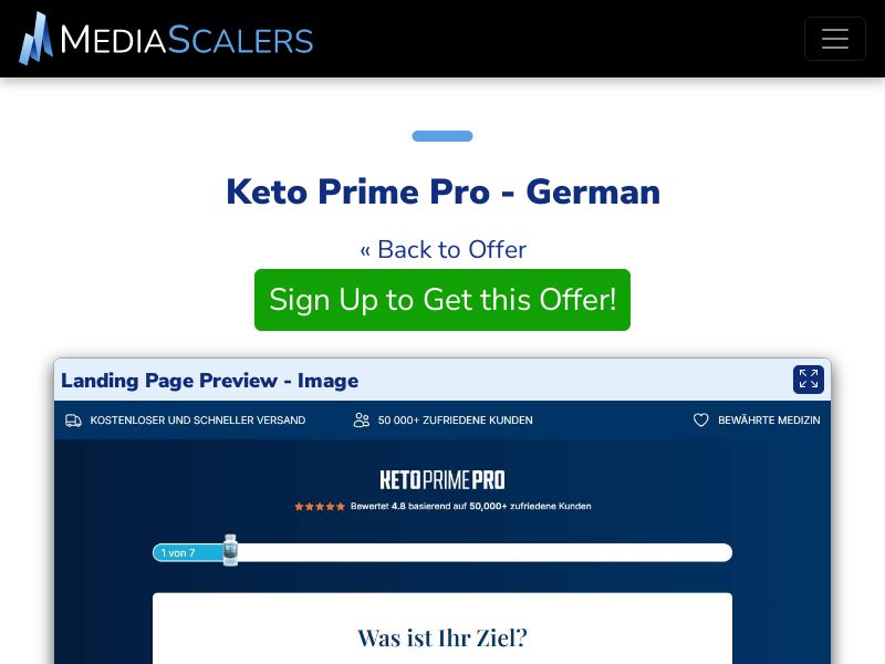 Keto Prime Pro - German (Event Tracking) [CH]
