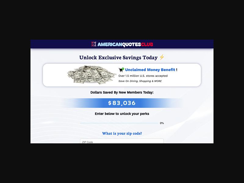 AmericanQuotesClub - Unclaimed Money Benefit - SOI (US)
