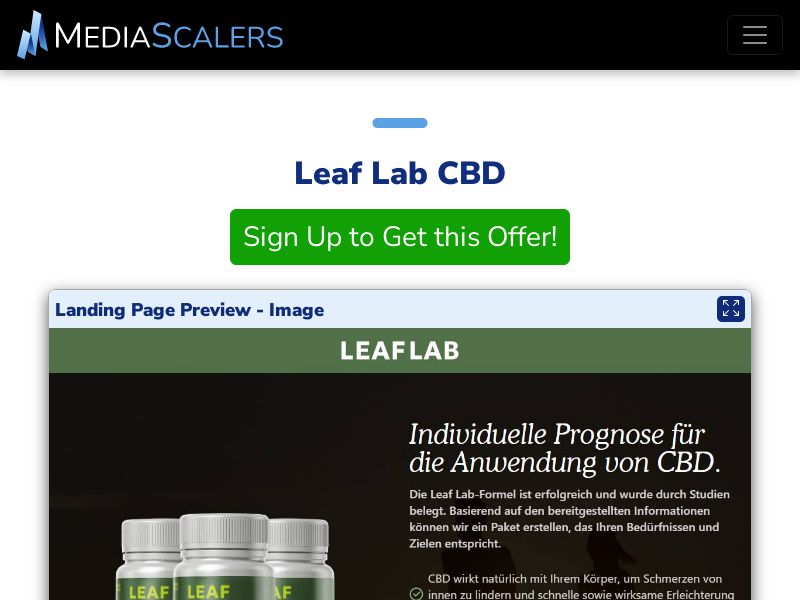Leaf Lab CBD (Event Tracking) [DE, AT]