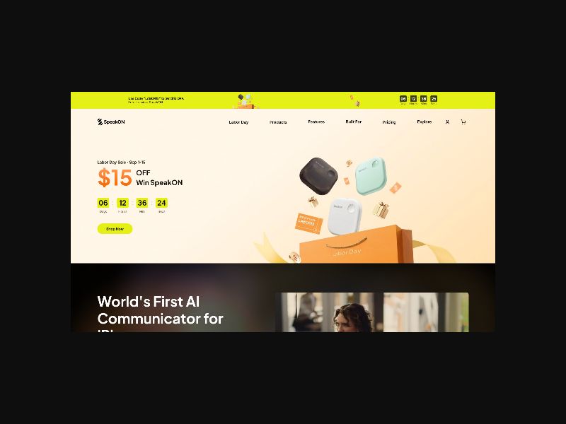 SpeakON - iPhone AI Communicator - RevShare (US)