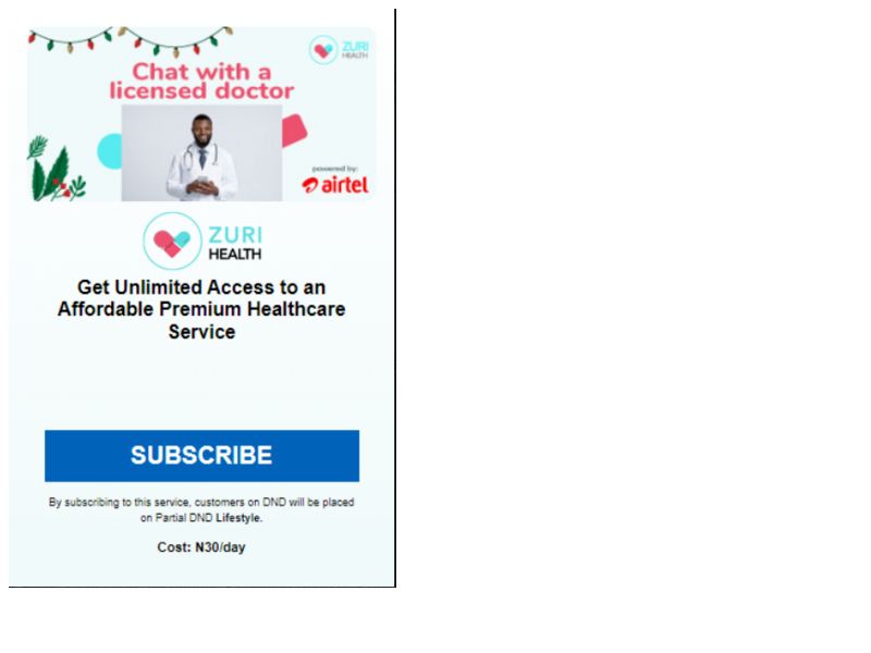 Zuri Health Airtel