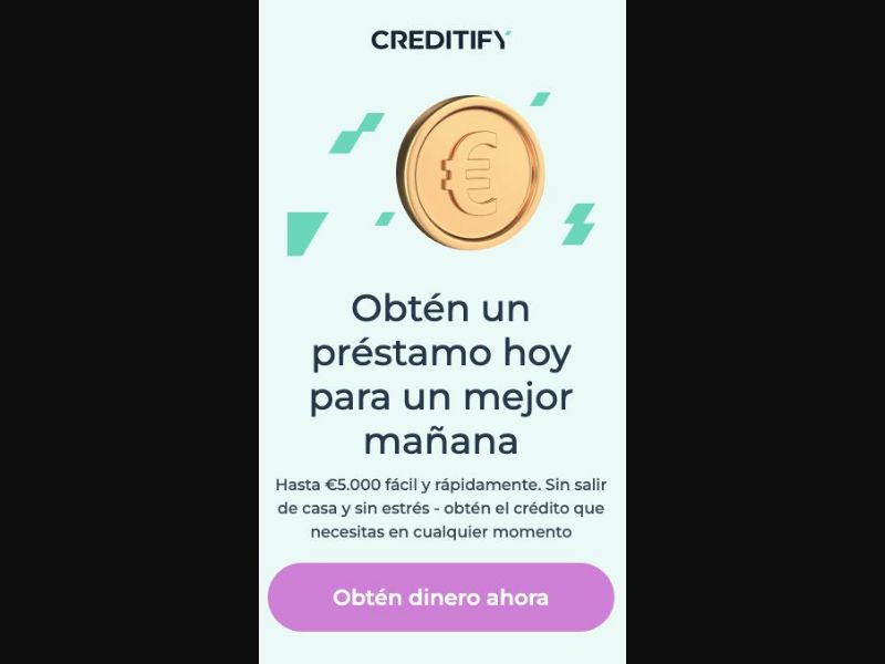 33619 - ES - [WEB+MOB] - Creditify Loans - CPL DOI