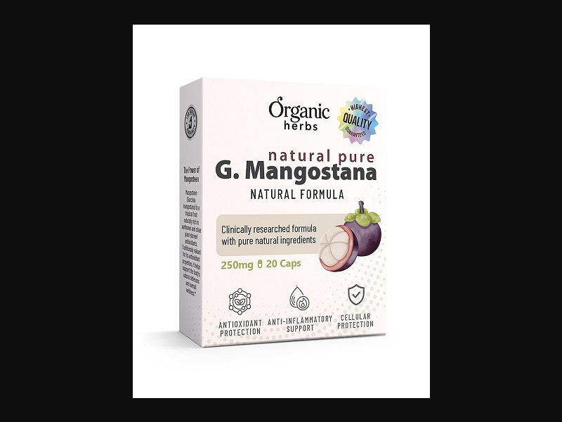 G. Mangostana - capsules for diabetes, hypertension and potency