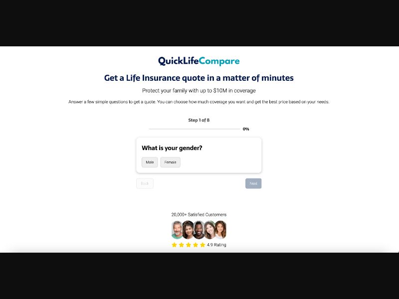 US - QuickLifeCompare - Life Insurance Quote - SOI