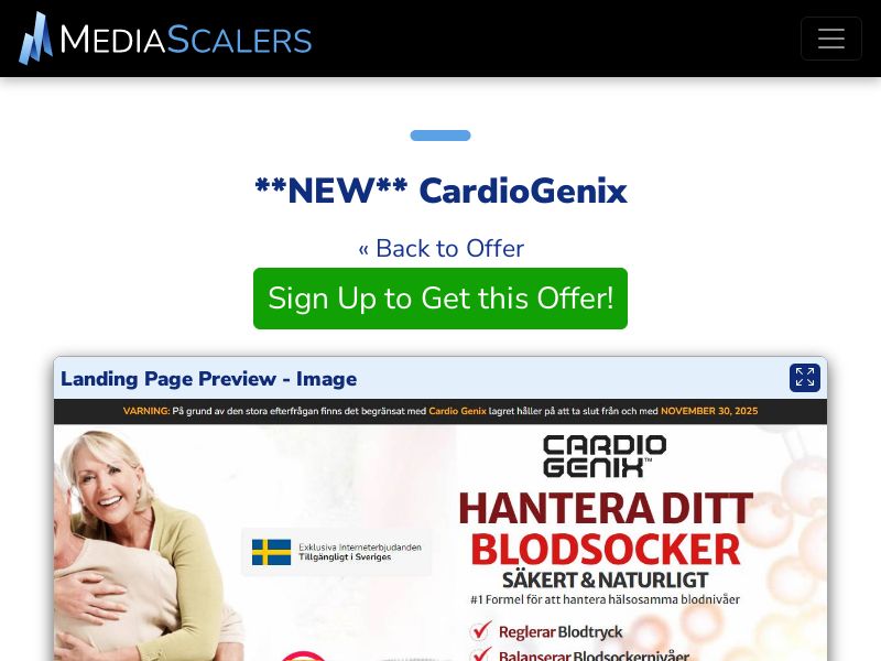 CardioGenix {+Alt-Landers} (Event Tracking) [SE]