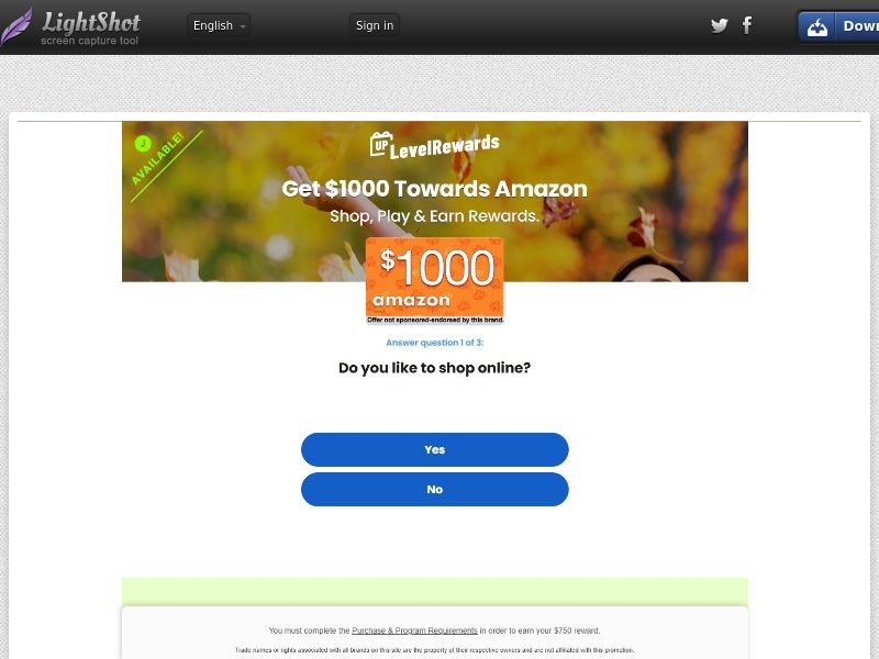 Amazon $1000 Fall Theme - SOI | US
