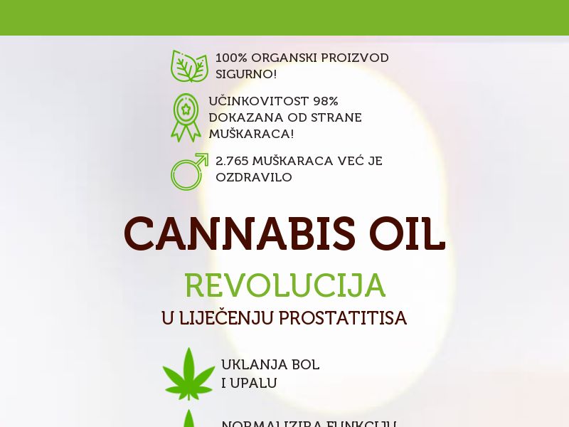 Cannabis Oil HR (prostatitis) - 29 EUR