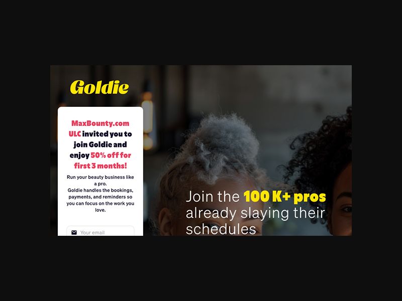 Goldie - Booking & Payment Client App - CPS (US,CA)