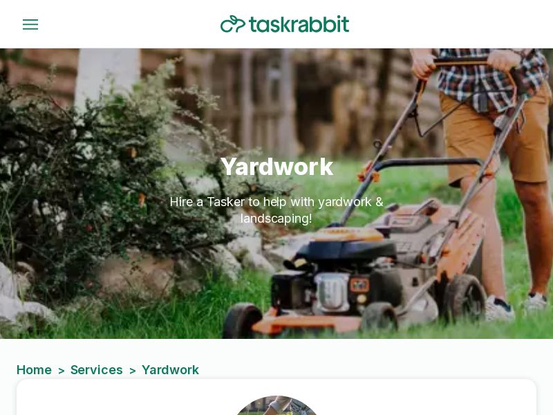 Taskrabbit - Yardwork - CPL (US)