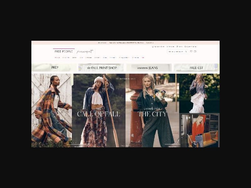 Free People - Fashion and Lifestyle - RevShare (US)