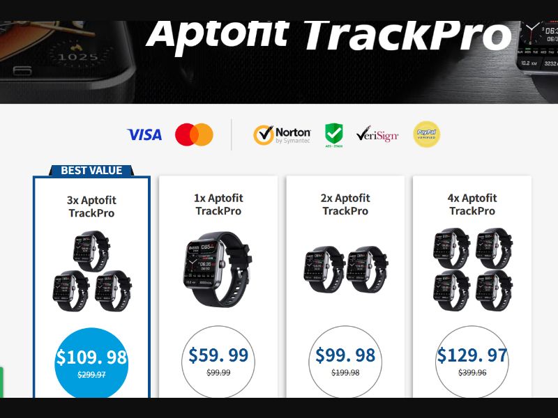 [WEB+MOB] Aptofit TrackPro - CTC $59.99 /US/CA/AU CPS