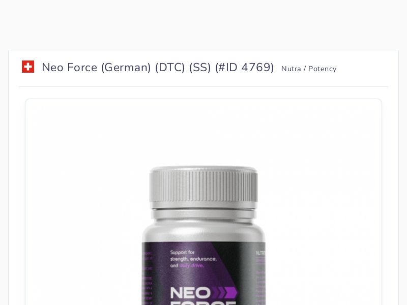 Neo Force (German) (DTC) (SS)