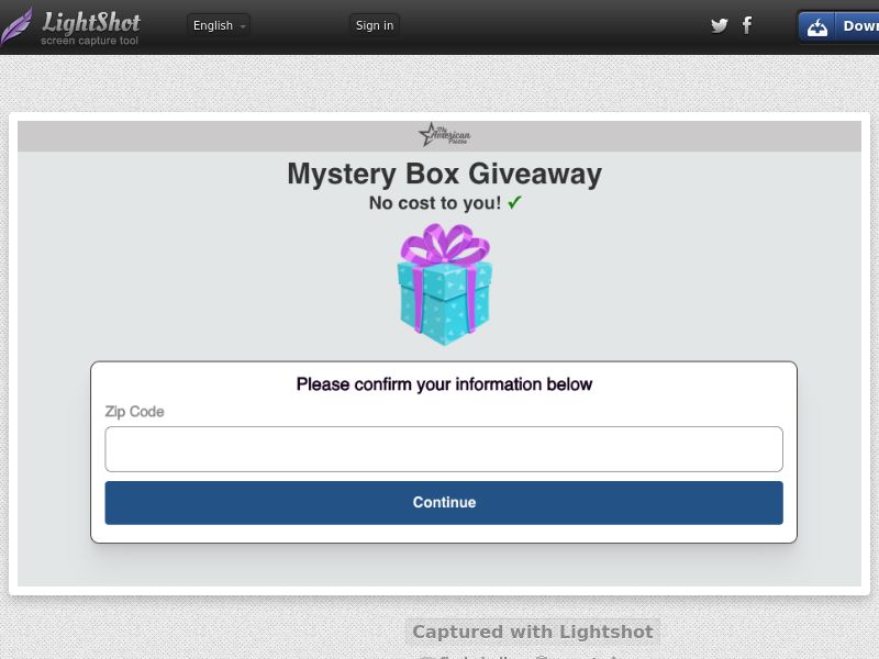MyAmericanPrizes Mystery Box SOI [US]