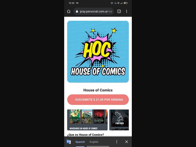 [MOB] House Of Comics /AR [Personal] - 2 Click 