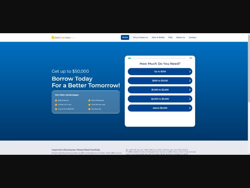 [WEB+MOB] Find Funds Now USA /US - Revshare