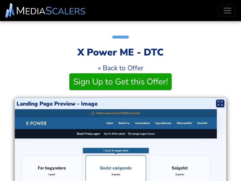 X Power ME - DTC (Event Tracking) [DK]