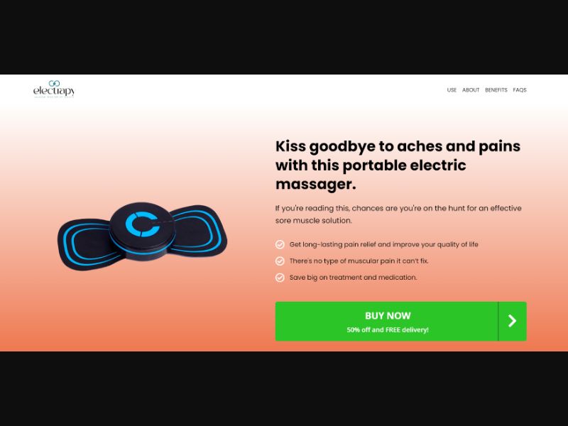[WEB+MOB] Electrapy - Muscle Pain Relief /International (112 GEOs) CPS *FB/TT/Google/Taboola Pixel* [Approval Required]