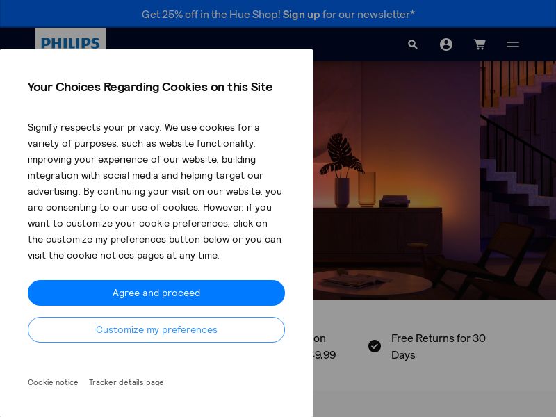 Philips-Hue.com Ecommerce CPS - United States
