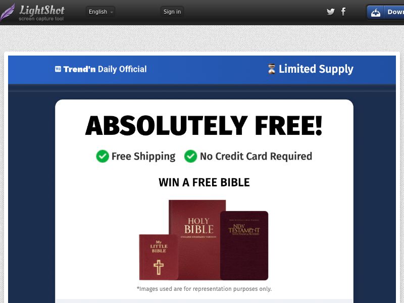 TrendnDaily Free Bible SOI [US]