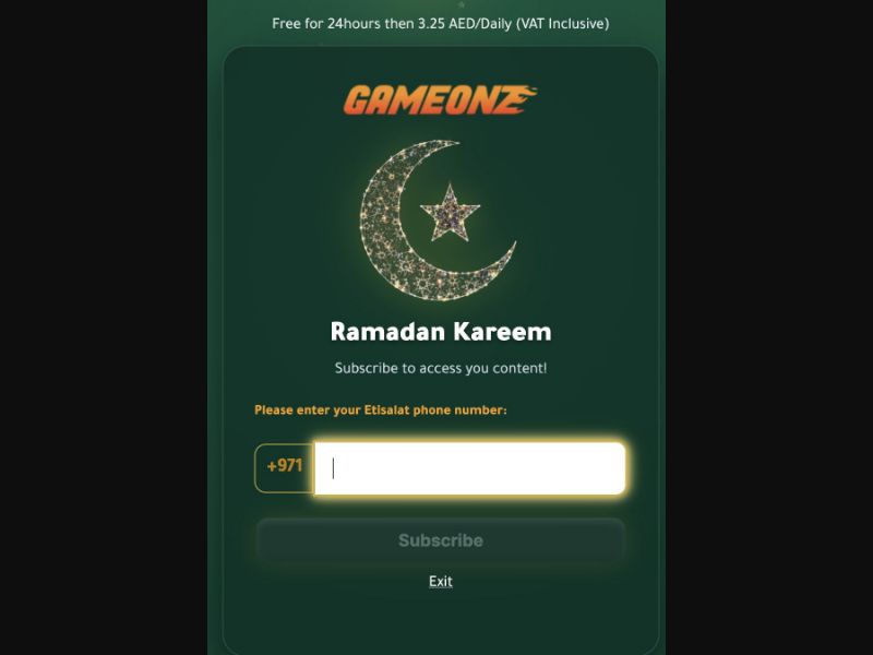 36145 - AE - [MOB] - Ramadan Kareem - Etisalat - PIN
