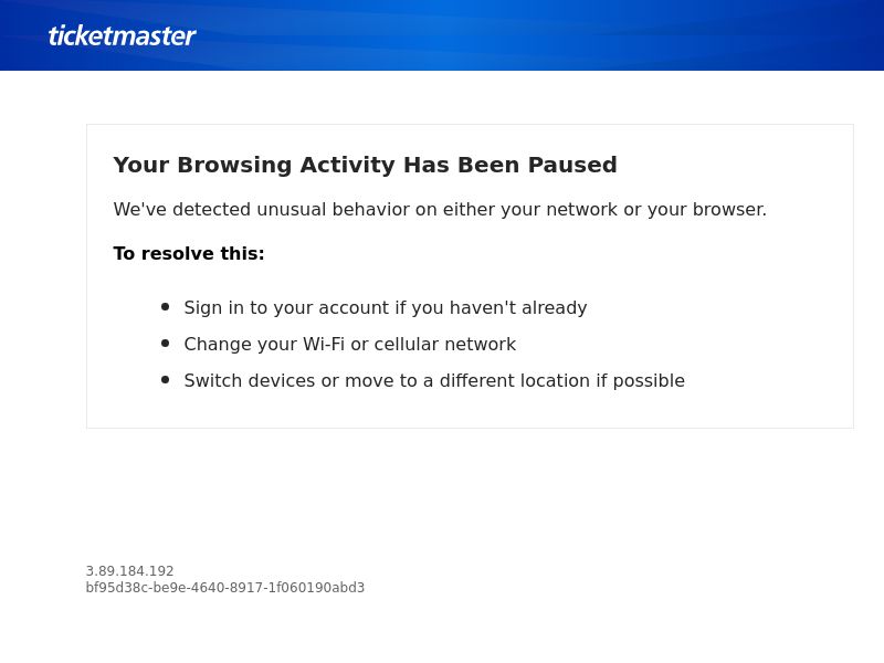 [WEB+MOB] Ticketmaster /AU - Revshare 0.32%