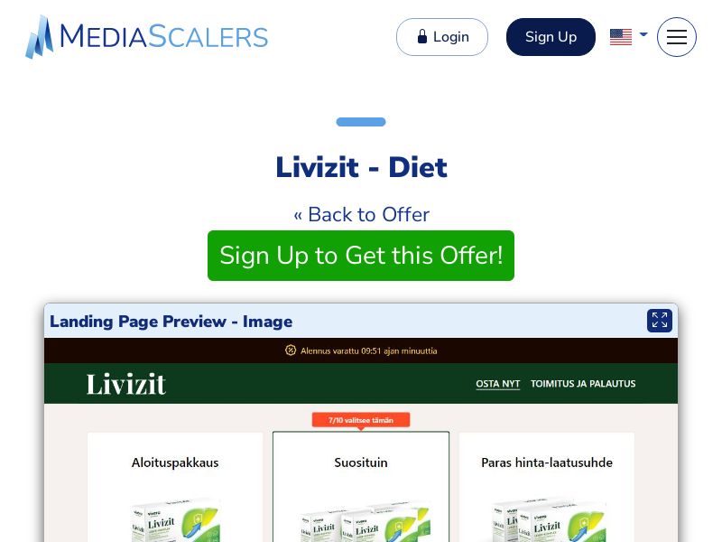 Livizit - Diet {+DTC} (Event Tracking) [FI]