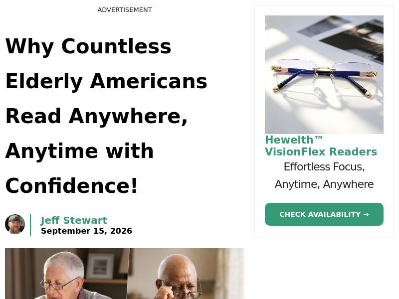 Hewelth VisionFlex Readers [US] (Social,Banner,Native,Push,SEO,Search,Brand Bidding) - CPA