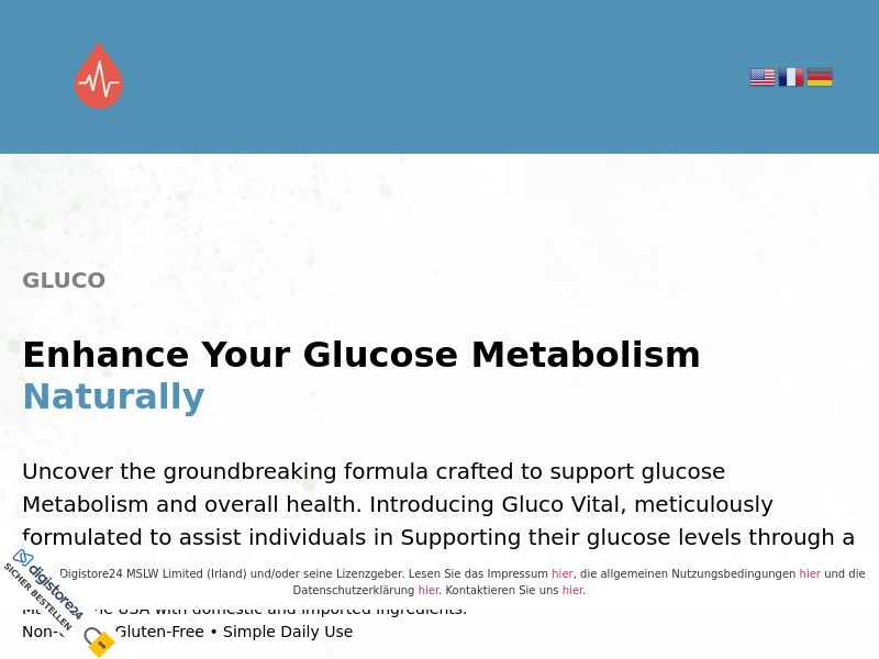 GlucoVital [DE,AT,CH] (Social,Banner,Native,Push,SEO,Search,Brand Bidding) - CPA
