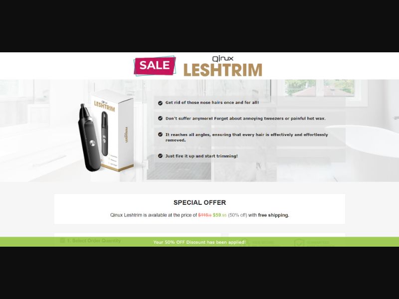 [WEB+MOB] Qinux Leshtrim – Nose Trimmer /International (112 GEOs) CPS *FB/TT/Google/Taboola Pixel*