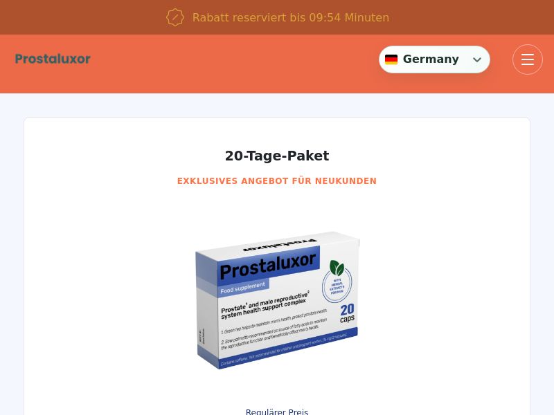 ! NEW OFFER - Prostatite Prostaluxor V4 - DTC [Multi-GEO] (Social,Banner,Native,Push,SEO,Search) - CPA {No BrandBidding}
