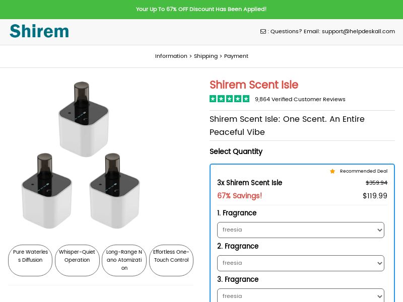 Ecom - Shirem Sleeping Scent Isle - US/CA/UK/AU