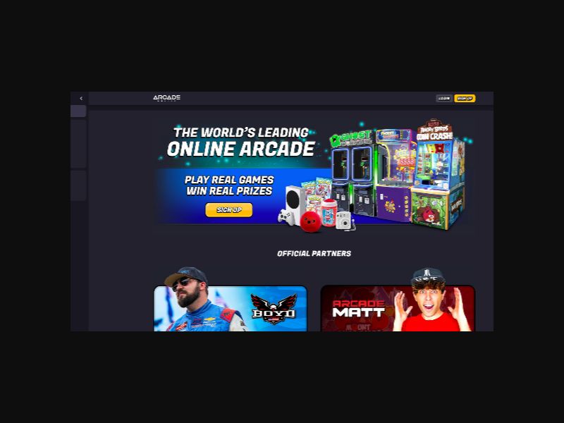 Arcade.Online - Games and Prizes - CPS (US,CA,AU + more)