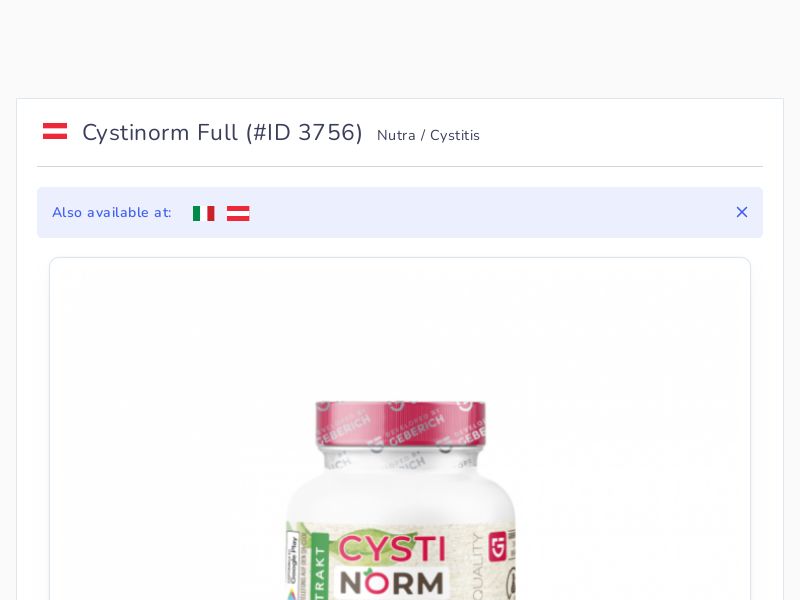 Cystinorm Full