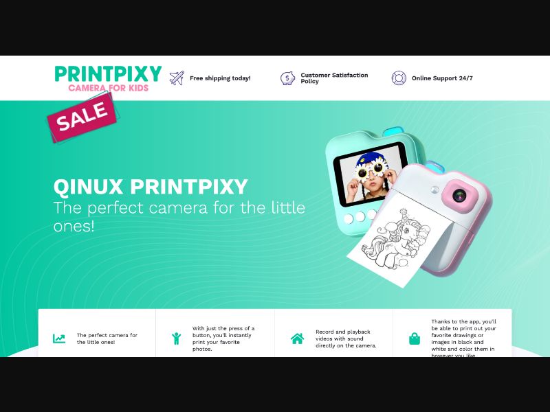 [WEB+MOB] Qinux PrintPixy /International (112 GEOs) CPS *FB/TikTok/Google/Taboola Pixel*