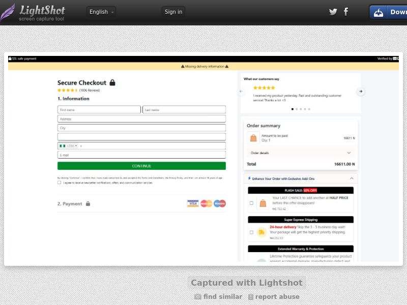 US - New Upsell Checkout [#3798]EF Upsl [9.99$]