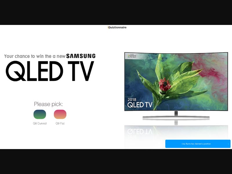 NZ - Quiztionnaire - Samsung QLED TV - (CPL)