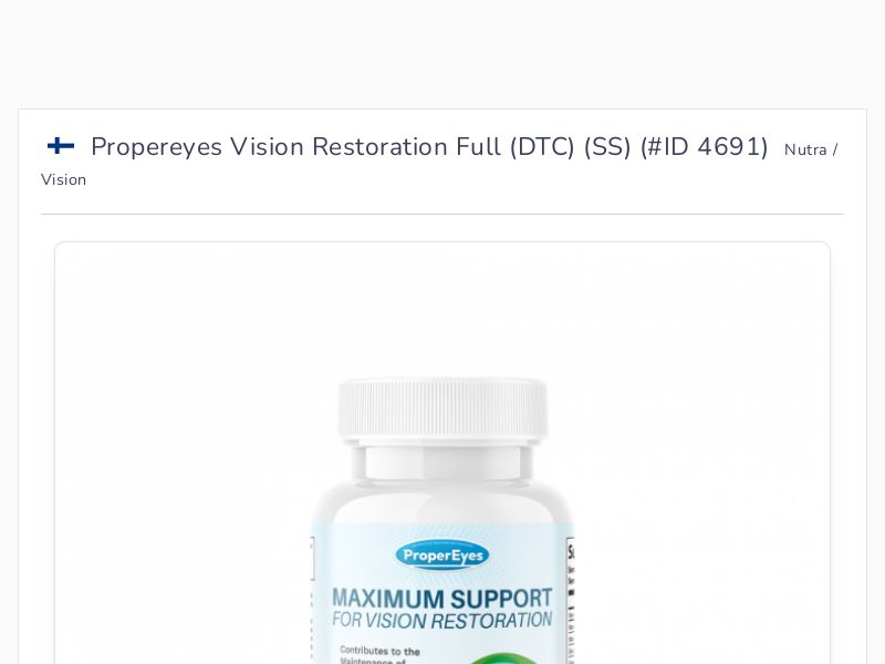 Propereyes Vision Restoration Full (DTC) (SS)