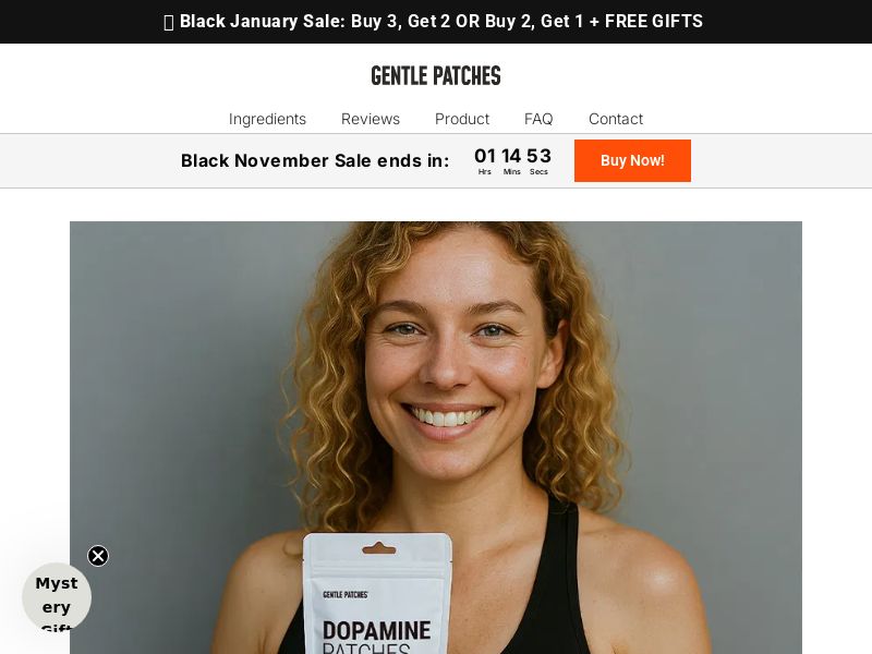 Gentle Patches - Dopamine Patches - CPS (US,CA,DE + more)