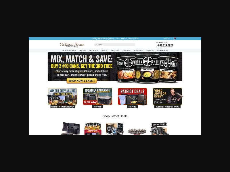 My Patriot Supply - Solar Generators - RevShare (US)