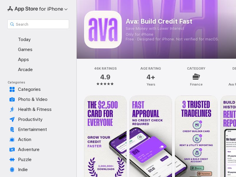Ava Finance (iOS) (US) (Non-incent/Incent) [DIRECT]