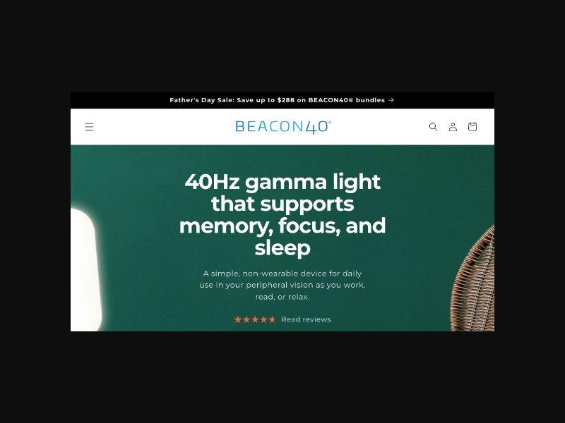 BEACON40 - Gamma Light Therapy - RevShare (US)
